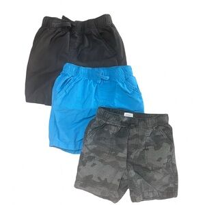 Jumping Beans 3T set of 3 Gray, Camo and blue Shorts